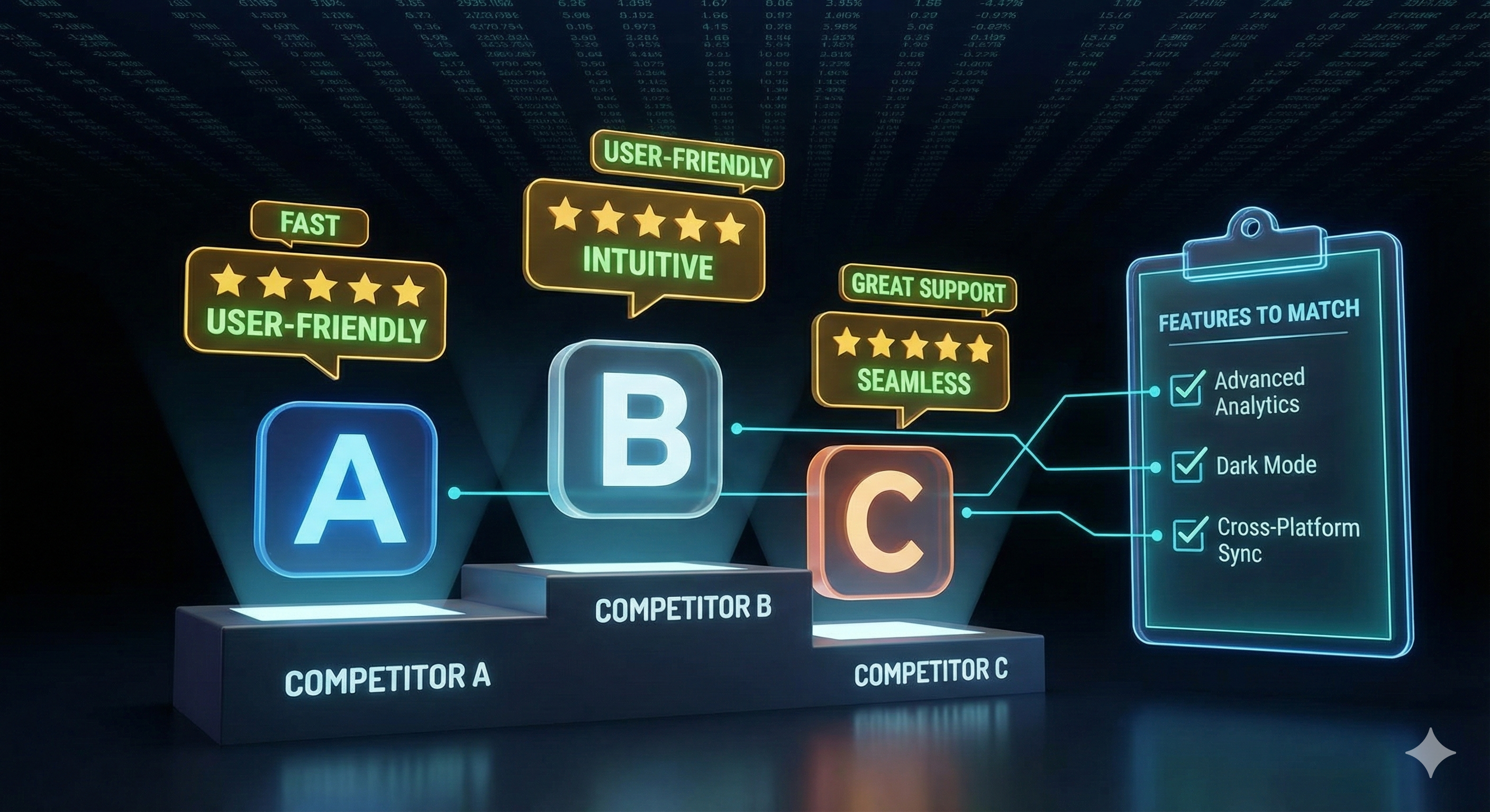 Analyzing 5-star competitor reviews to understand what users love